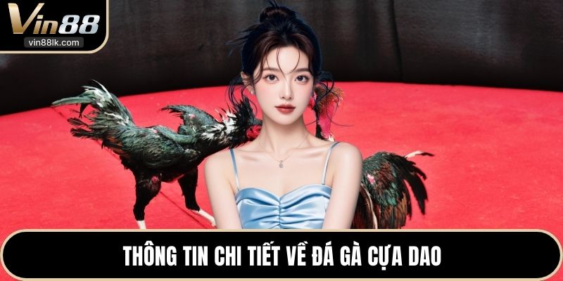 Thông tin chi tiết về đá gà cựa dao 